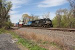 NS 8134 and 4000 take a train east through Cove PA